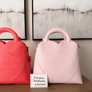 Tiffany & Co. Light Pink Shoulder Bag with nylon strap